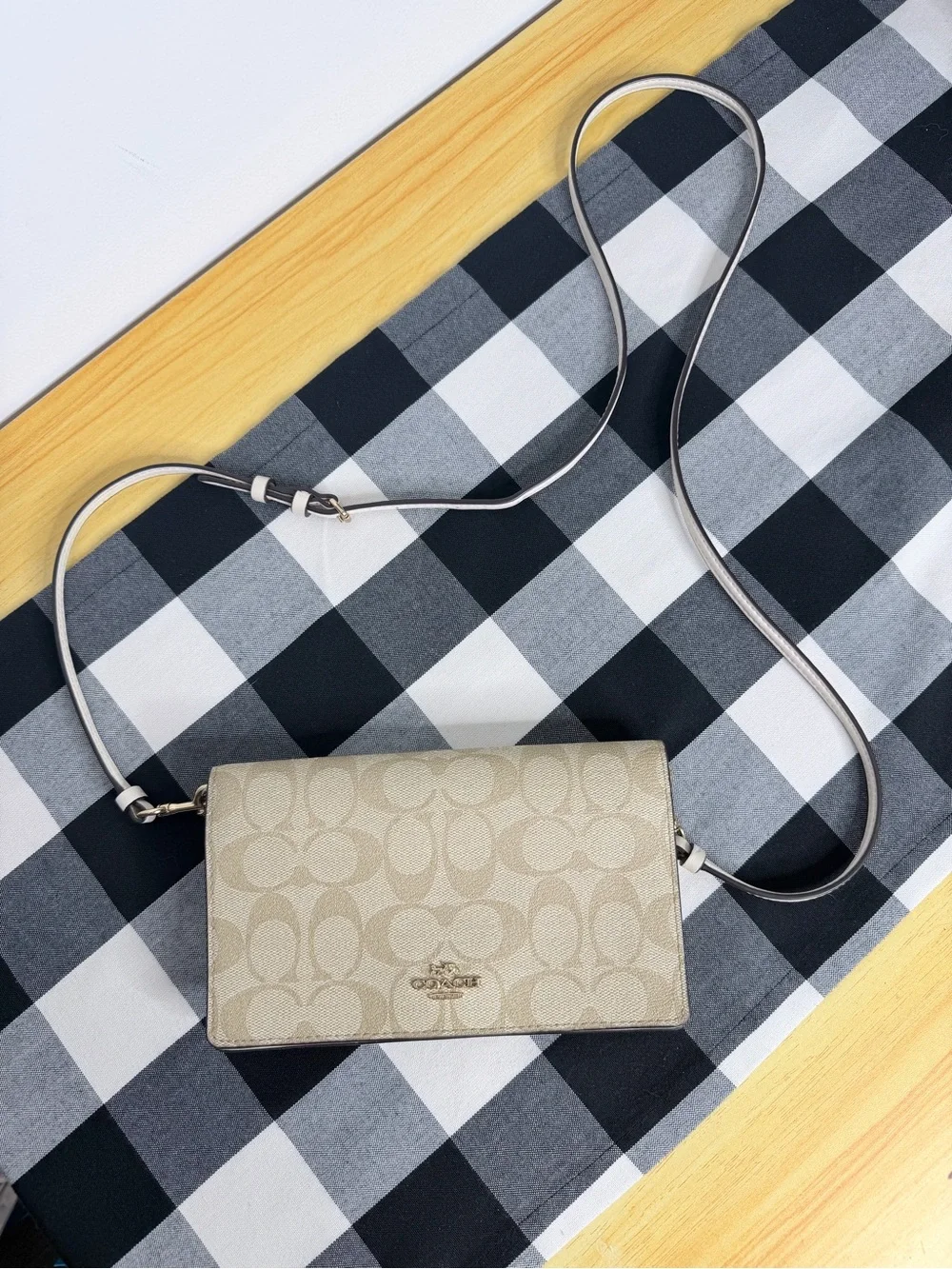 Coach Anna Foldover Clutch Crossbody Bag